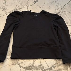 Black Puff Sleeve Sweatshirt from Soldout.nyc
